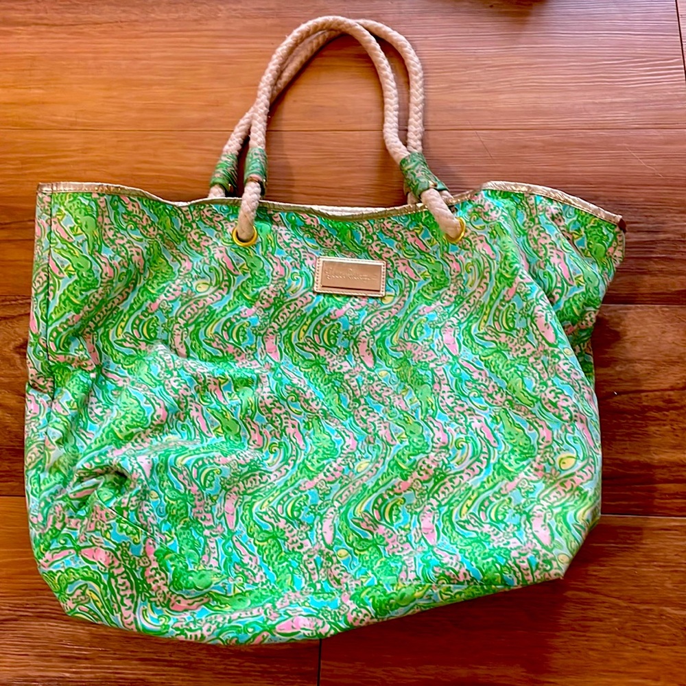 Lilly Pulitzer alligator bag